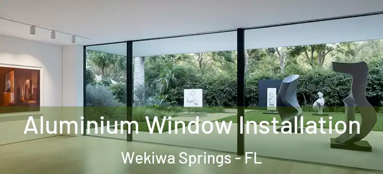  Aluminium Window Installation Wekiwa Springs - FL
