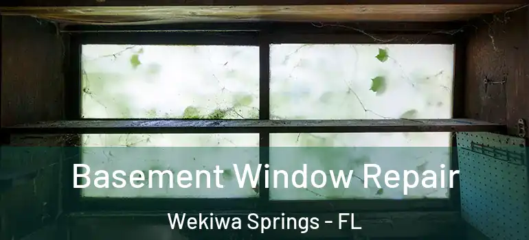 Basement Window Repair Wekiwa Springs - FL