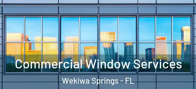  Commercial Window Services Wekiwa Springs - FL