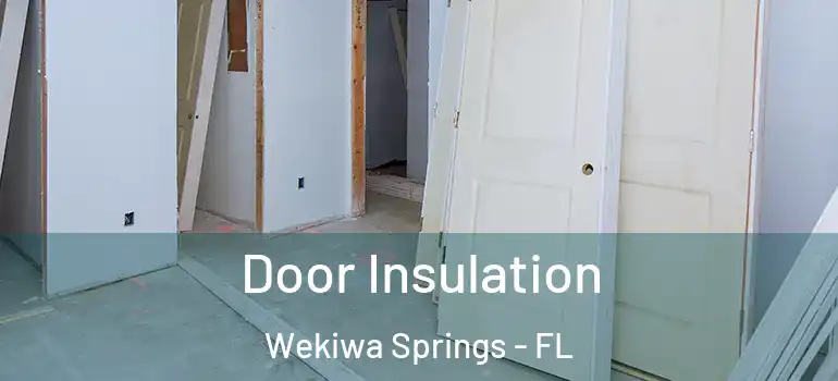  Door Insulation Wekiwa Springs - FL