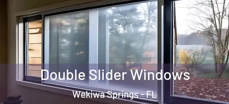  Double Slider Windows Wekiwa Springs - FL