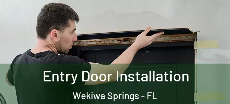  Entry Door Installation Wekiwa Springs - FL