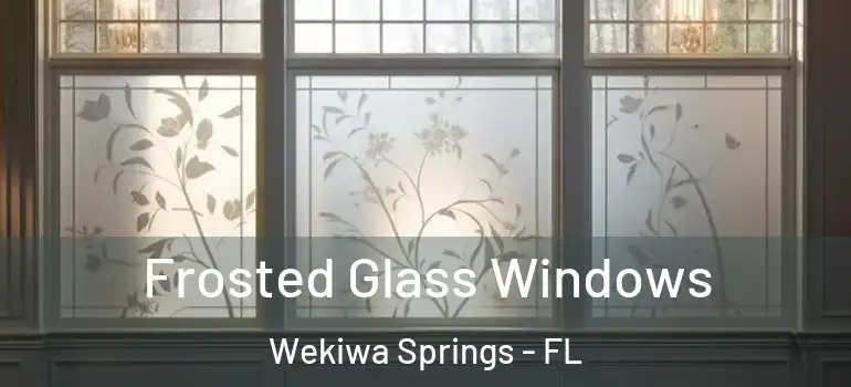  Frosted Glass Windows Wekiwa Springs - FL