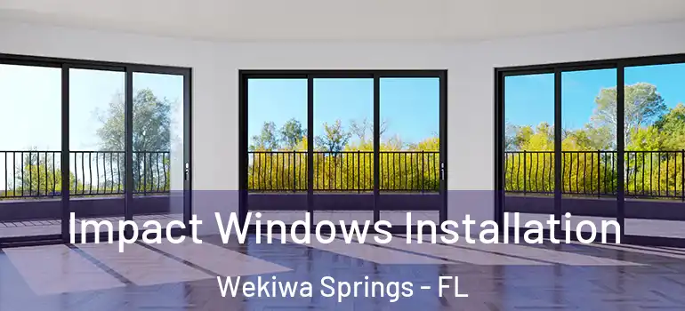  Impact Windows Installation Wekiwa Springs - FL