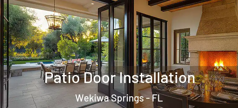  Patio Door Installation Wekiwa Springs - FL