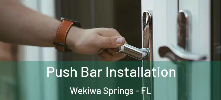  Push Bar Installation Wekiwa Springs - FL