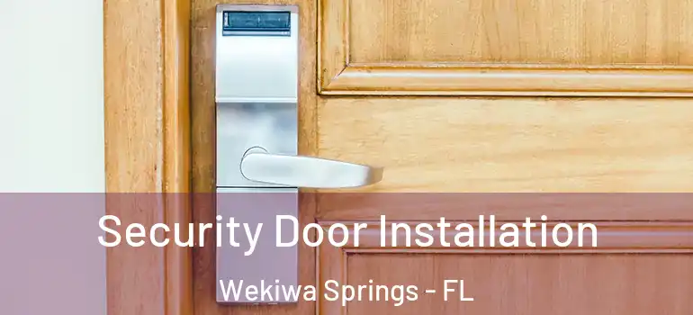  Security Door Installation Wekiwa Springs - FL