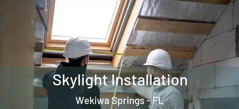  Skylight Installation Wekiwa Springs - FL