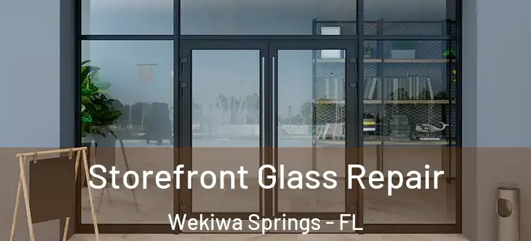  Storefront Glass Repair Wekiwa Springs - FL